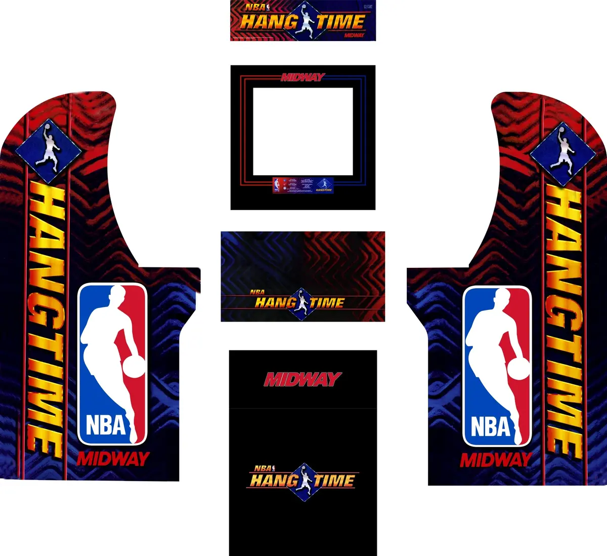 Arcade1up - Nba Hangtime Art Kit 1