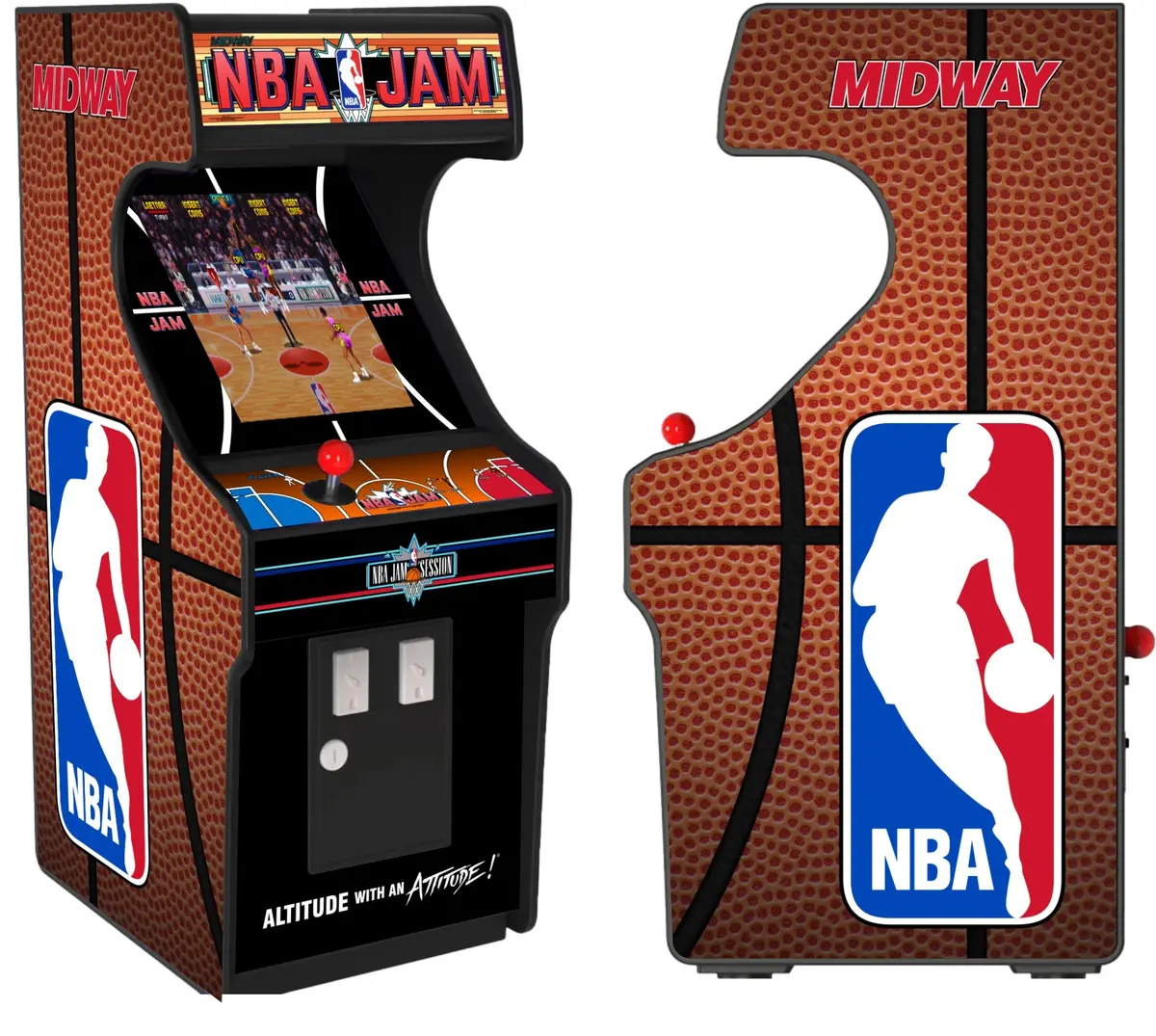 Grs Build-A-Cade - Nba Jam Art Decal Kit 1