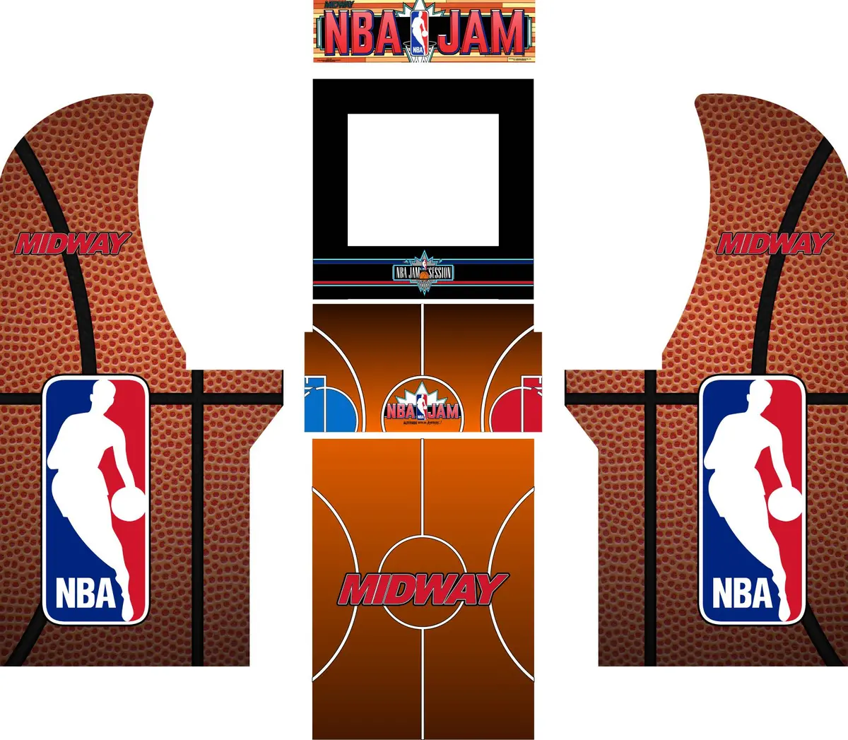 Arcade1up - Nba Jam Art 1
