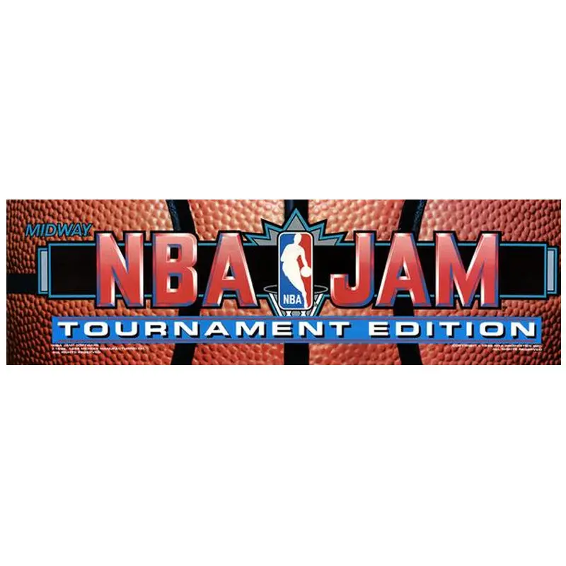 Nba Jam T.E. Arcade Game Marquee 1