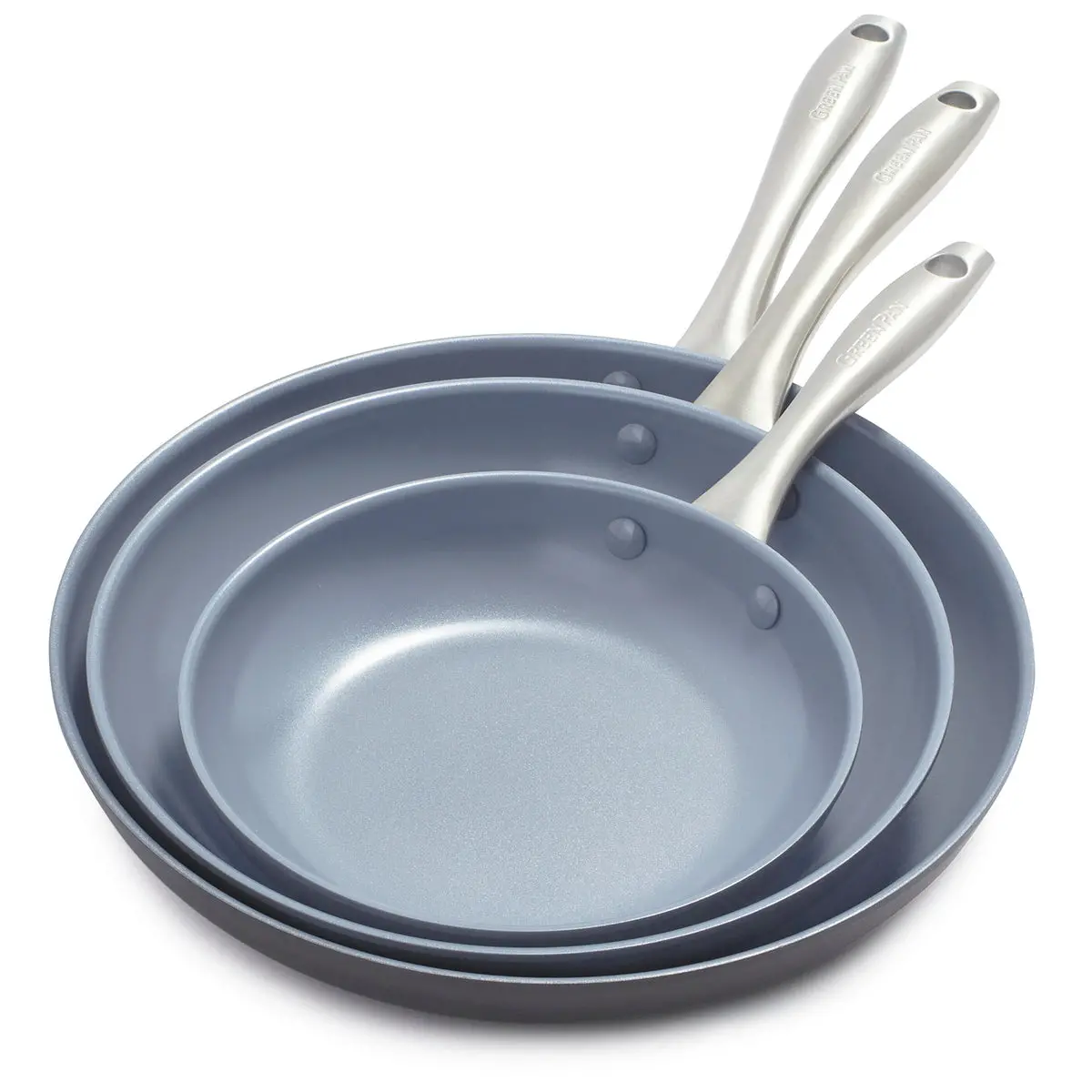 Lima Ceramic Nonstick 8", 10" And 12" Frypan Set 1