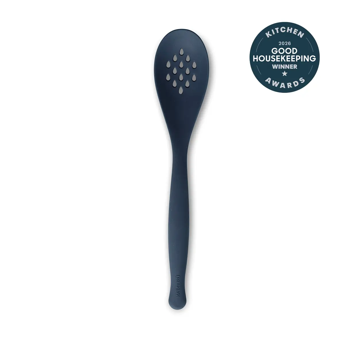 Premiere Silicone Slotted Spoon | Oxford Blue 1