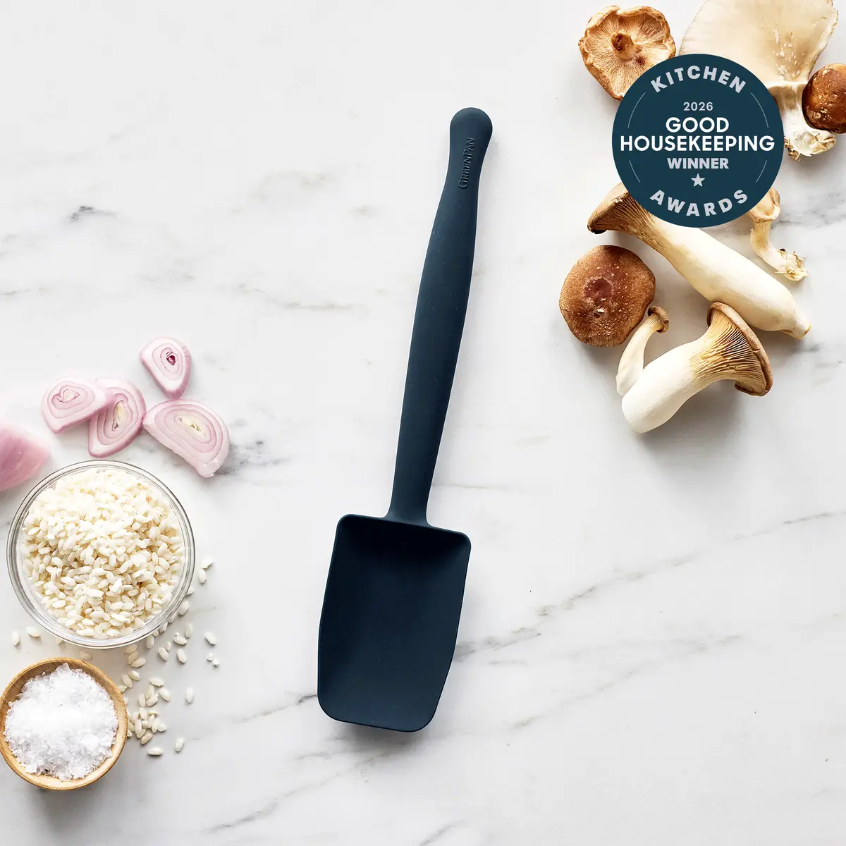 Premiere Silicone Deep Sauté Spoon | Oxford Blue 2