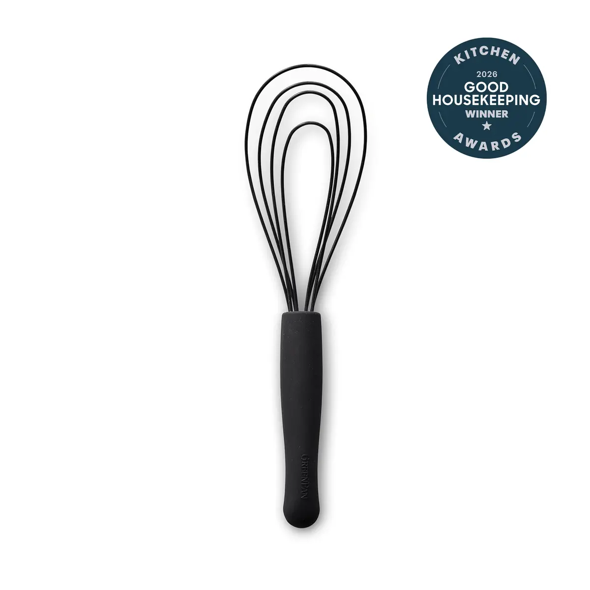 Premiere Silicone Flat Whisk | Black 1
