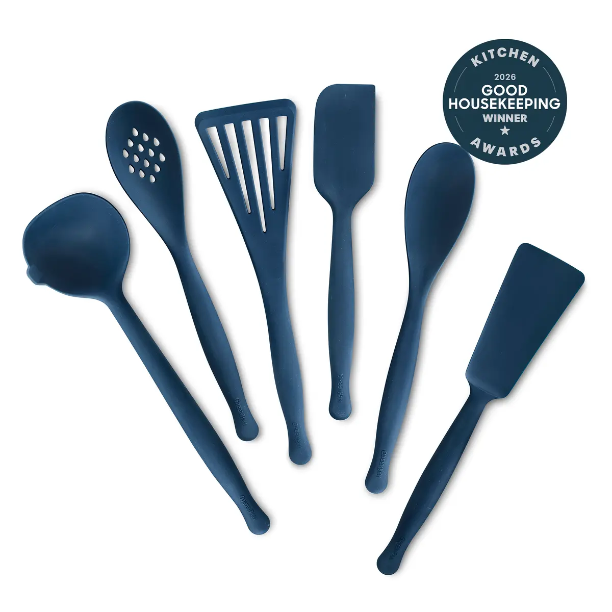 Premiere Silicone 6-Piece Utensil Set | Oxford Blue 1