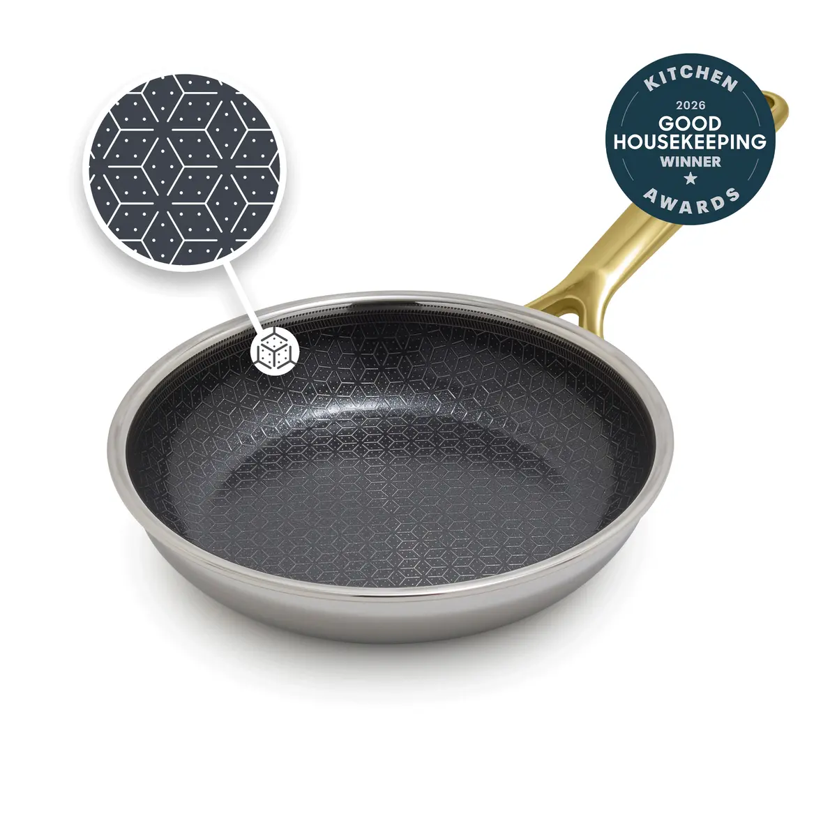 Spectra Gold Thermobond Hybrid Ceramic Nonstick 8" Frypan 1