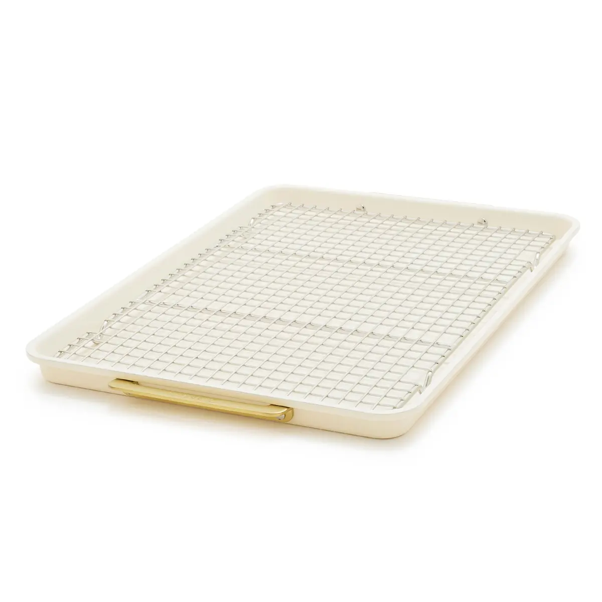 Reserve Bakeware 13" X 18" Half Sheet Pan With Cooling Rack | Cream 1
