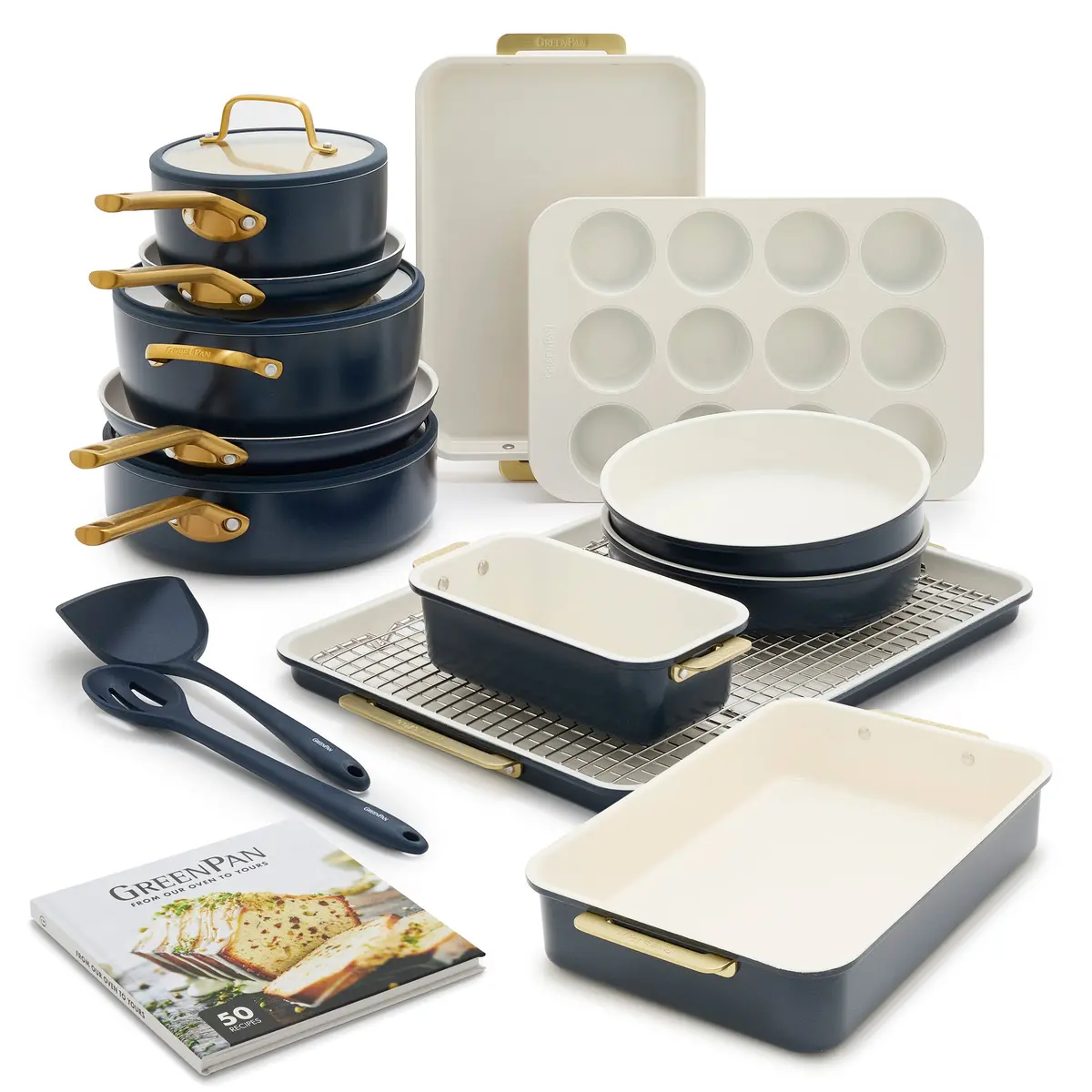 Reserve Pro 18-Piece Cookware & Bakeware Set | Twilight 1