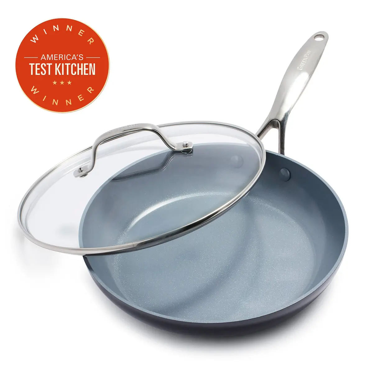 Valencia Pro Ceramic Nonstick 10" Frypan With Lid 1