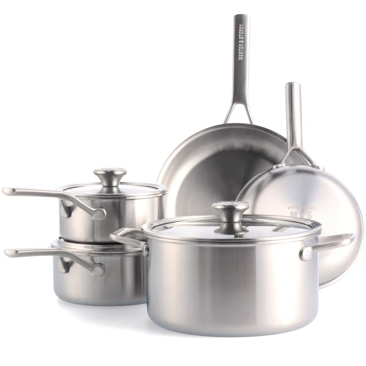 Merten & Storck Stainless Steel 8-Piece Cookware Set 1