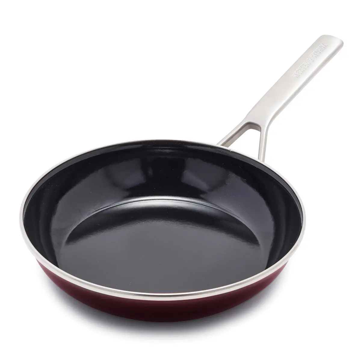 Merten & Storck Steel Core Enameled 9.5" Frypan | Chocolate Truffle 1