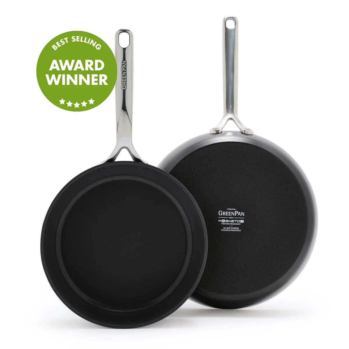 Gp5 Infinite8 Ceramic Nonstick 9.5" And 11" Frypan Set 1