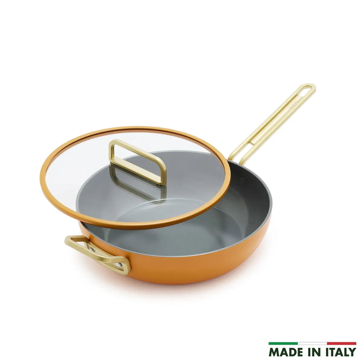 Stanley Tucci™ Ceramic Nonstick 4.5-Quart Stanley Pan Jr. | Roma Gold 1