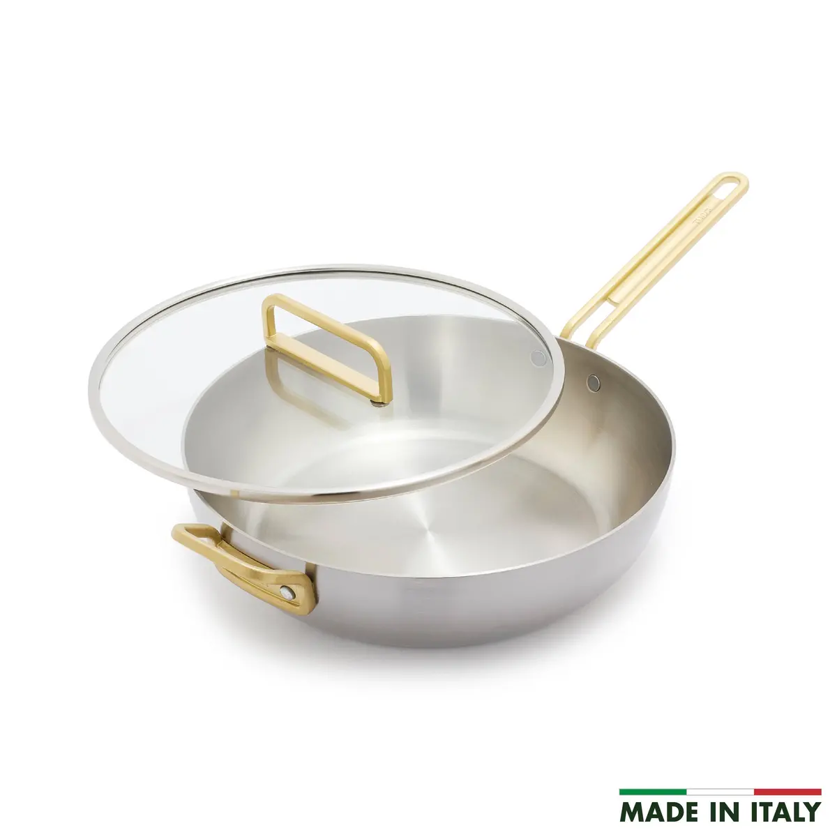 Stanley Tucci™ Uncoated Stainless Steel 6.5-Quart Stanley Pan With Lid 1