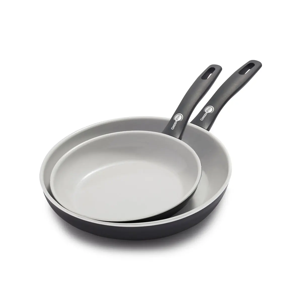 Dover Ceramic Nonstick 8" And 10" Frypan Set | Black 1
