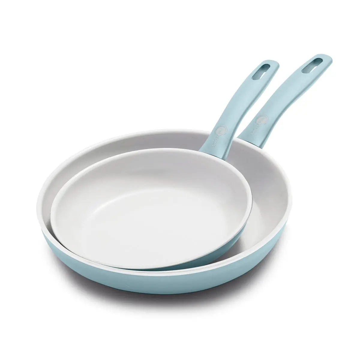 Dover Ceramic Nonstick 8" And 10" Frypan Set | Blue Haze 1