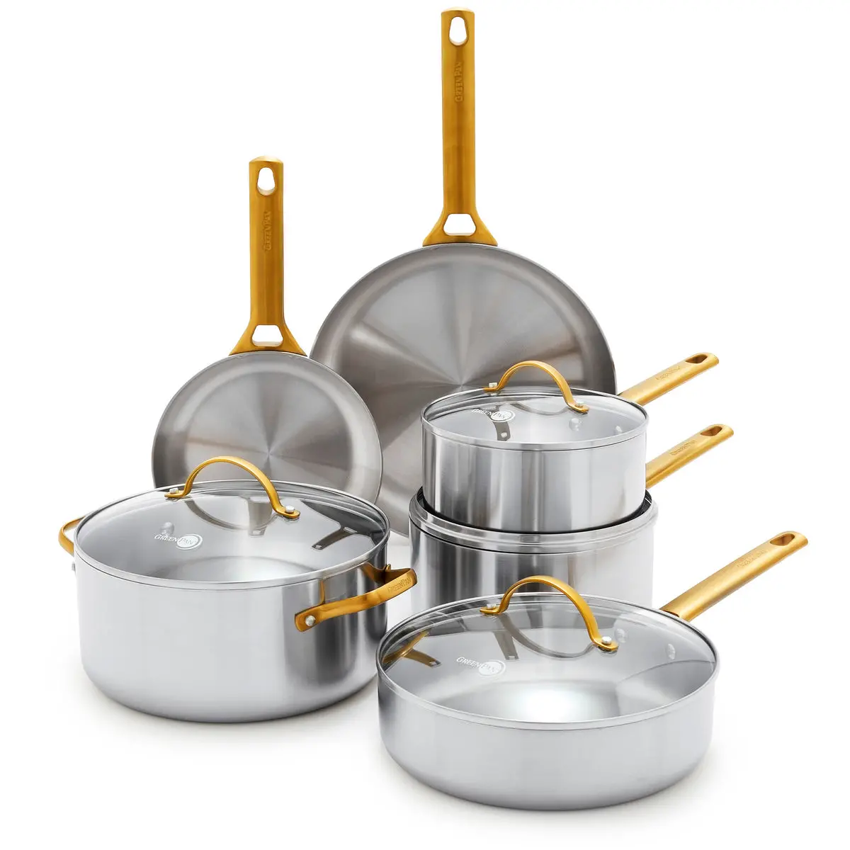 Reserve Stainless Steel 10-Piece Cookware Set 1