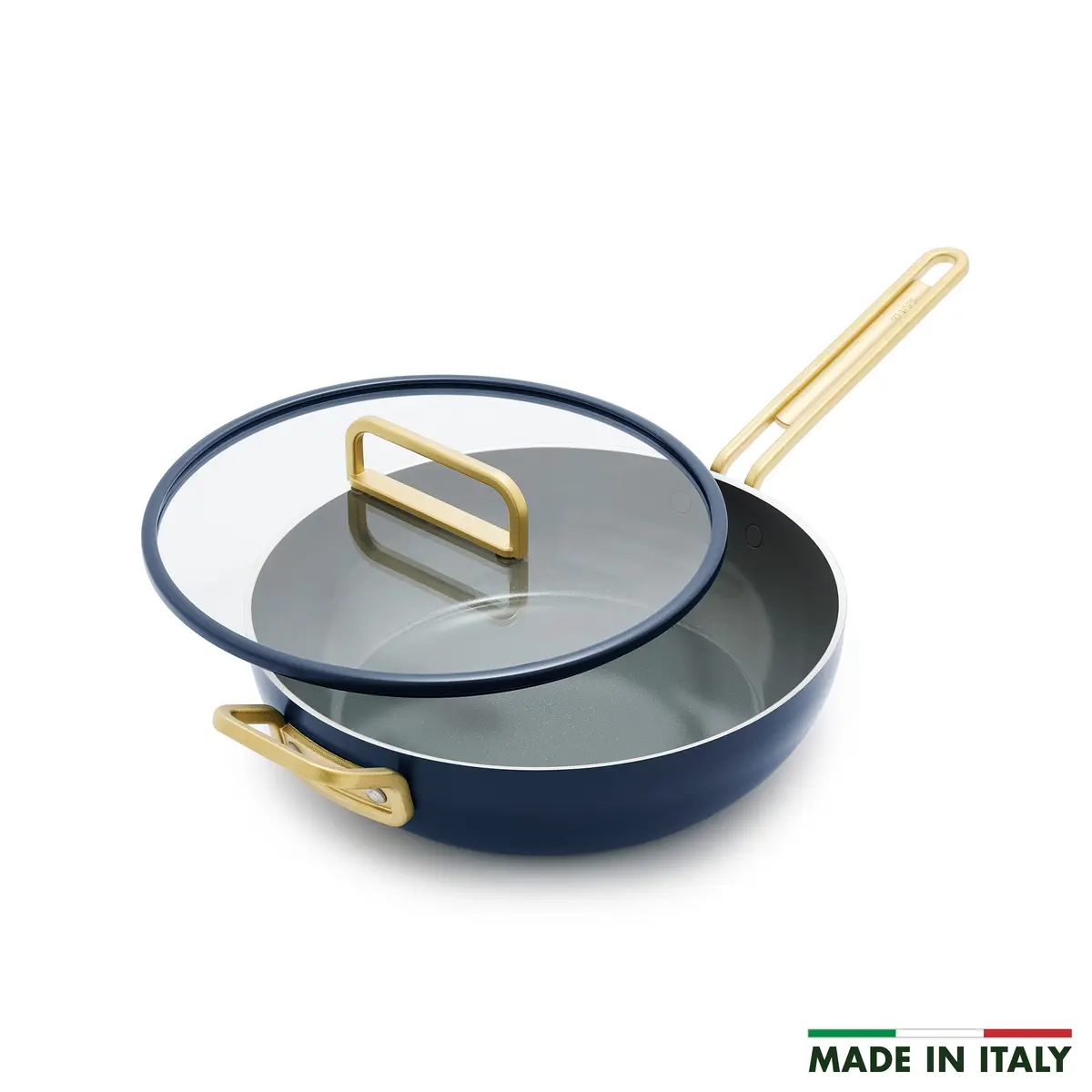 Stanley Tucci™ Ceramic Nonstick 4.5-Quart Stanley Pan Jr. | Marino Blue 1