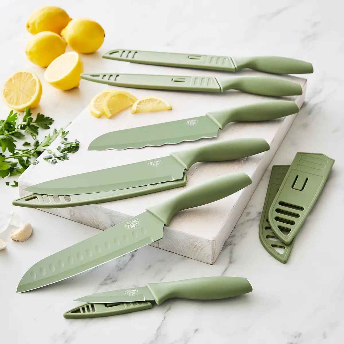 Greenlife 6-Piece Cutlery Set | Sage Green 2