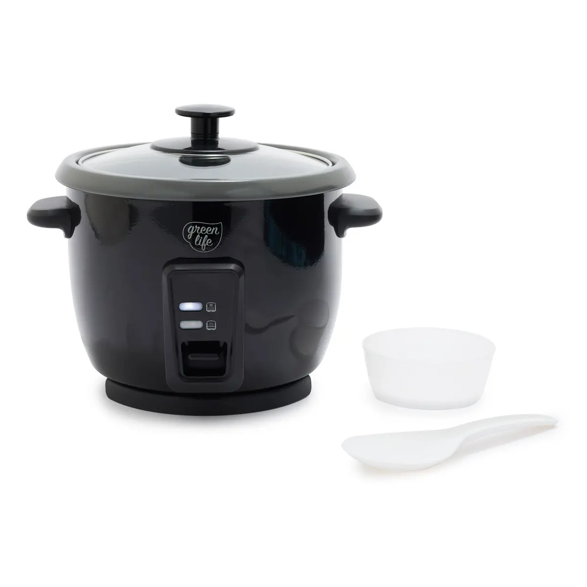Greenlife 6-Cup Rice Cooker | Black 1