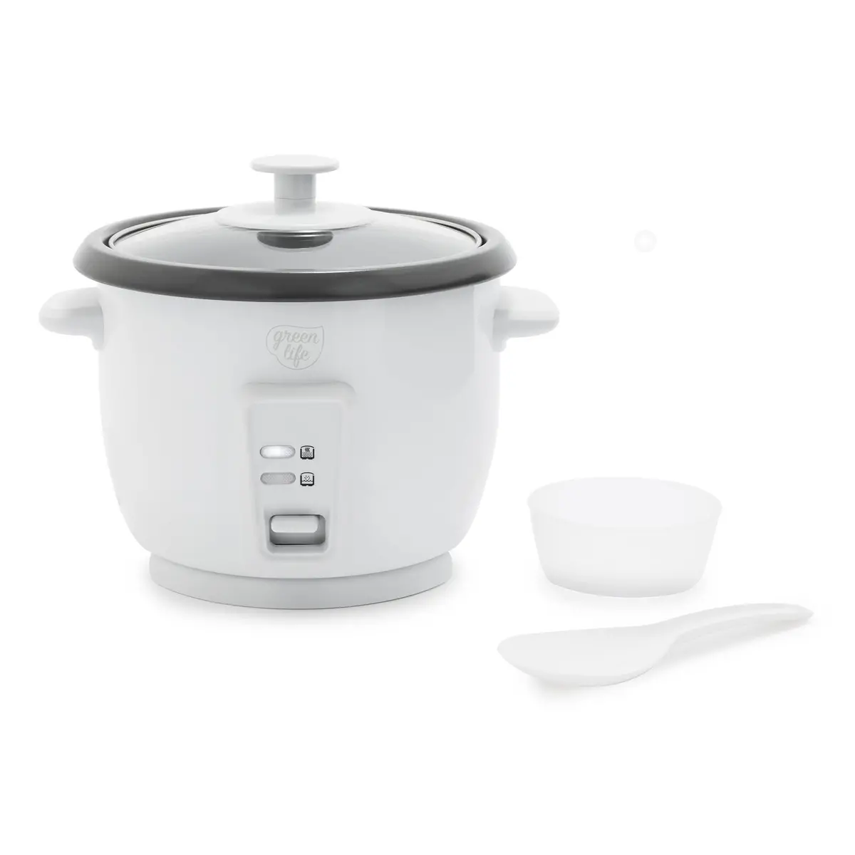 Greenlife 6-Cup Rice Cooker | White 1