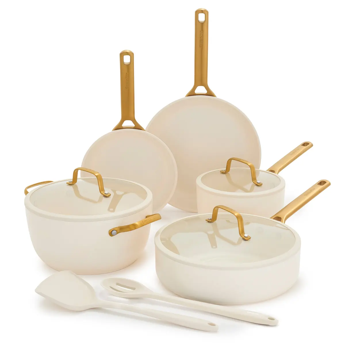 Reserve Pro Ceramic Nonstick 10-Piece Cookware Set | Cream 1