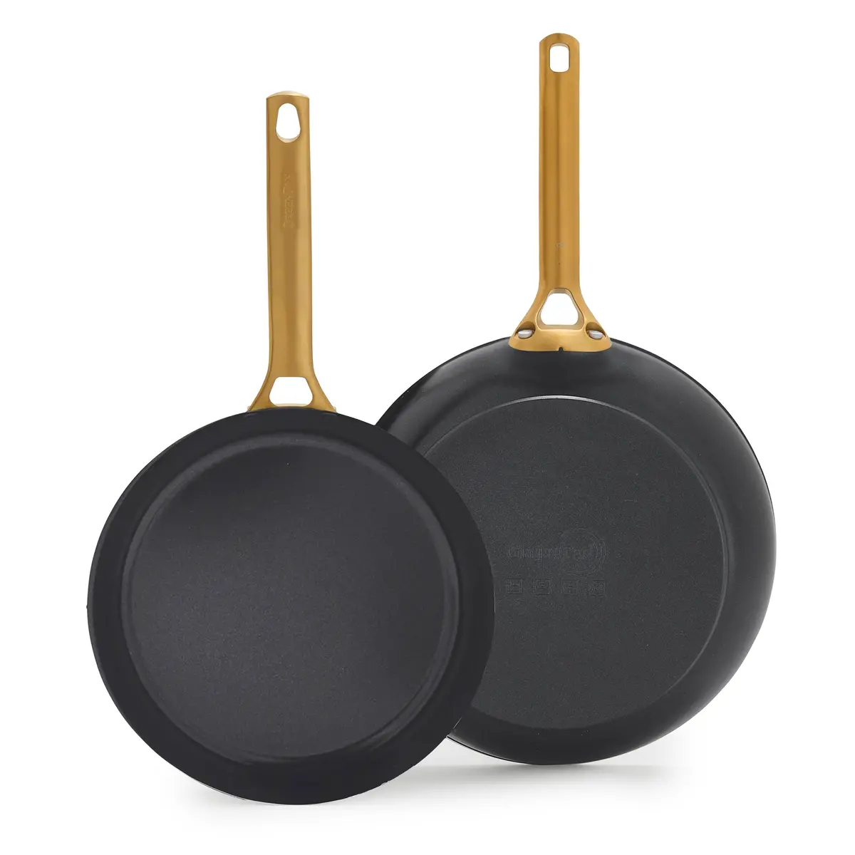 Reserve Pro Ceramic Nonstick 10" And 12" Frypan Set | Black 1