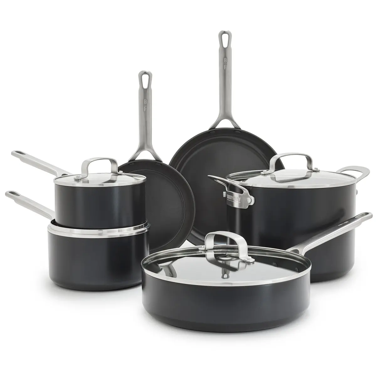 Bobby Flay By Greenpan Chef Series Hard Anodized 10-Piece Cookware Set 1