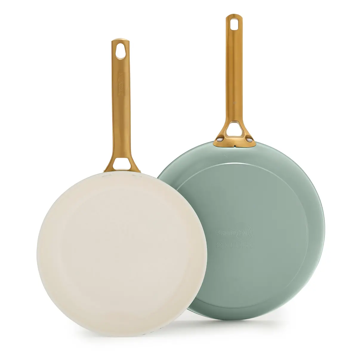 Reserve Pro Ceramic Nonstick 10" And 12" Frypan Set | Moss 1