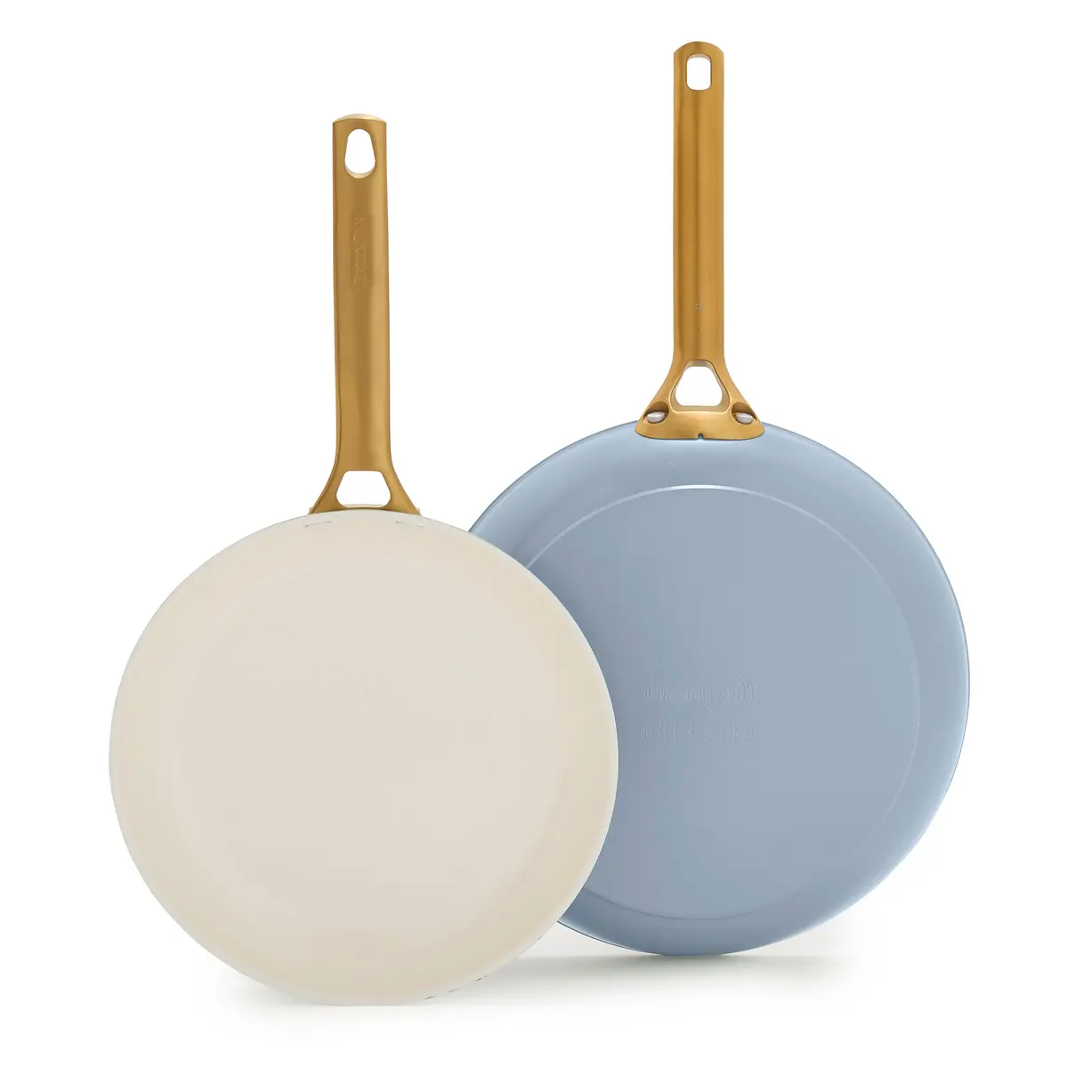Reserve Pro Ceramic Nonstick 10" And 12" Frypan Set | Glacier 1