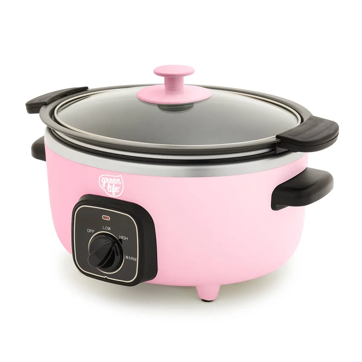 Greenlife Healthy 3.5-Quart Slow Cooker | Pink 1