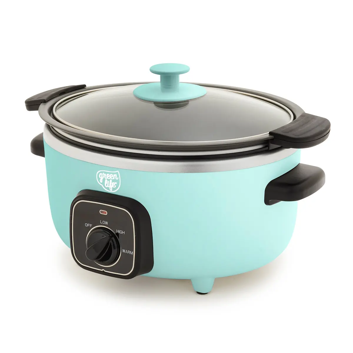 Greenlife Healthy 3.5-Quart Slow Cooker | Turquoise 1