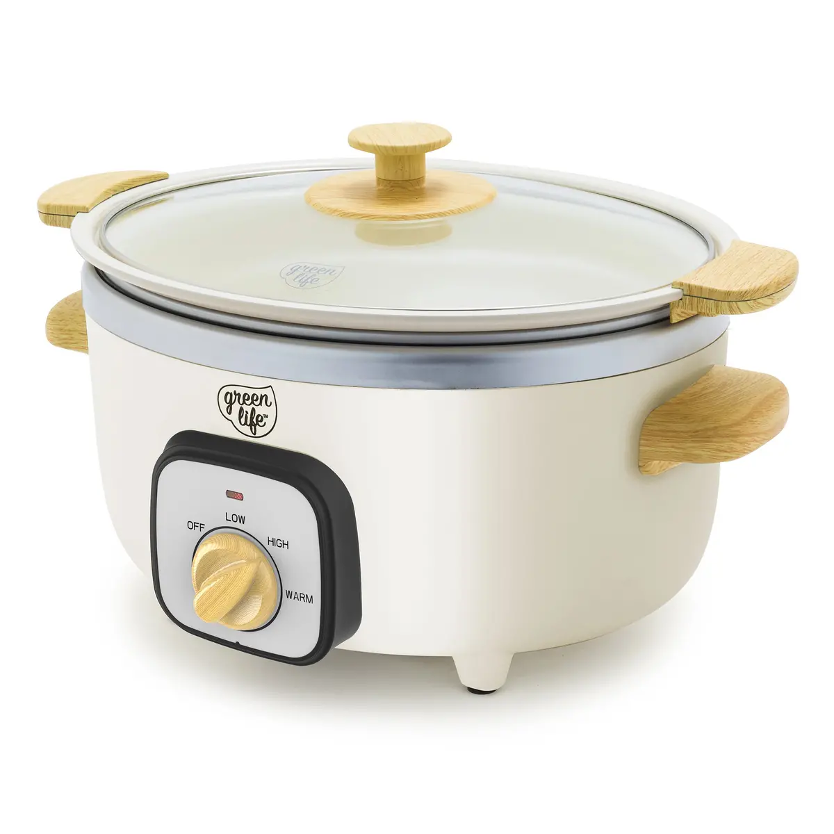Greenlife Healthy 3.5-Quart Slow Cooker | Cream 1