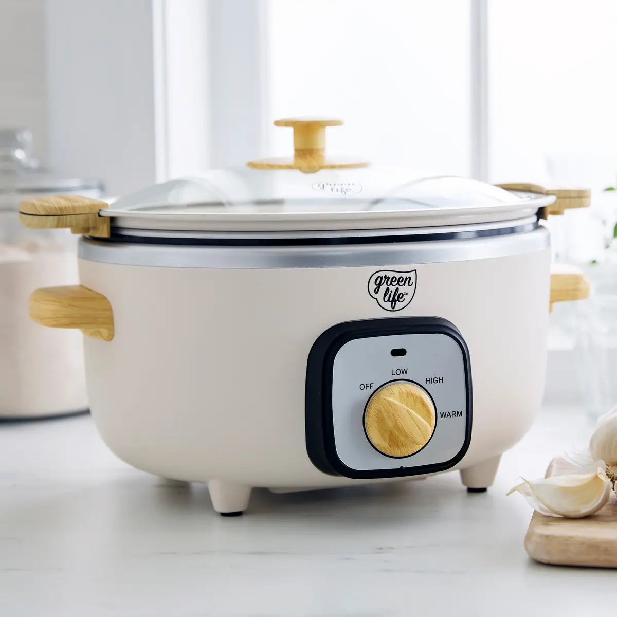 Greenlife Healthy 3.5-Quart Slow Cooker | Cream 2