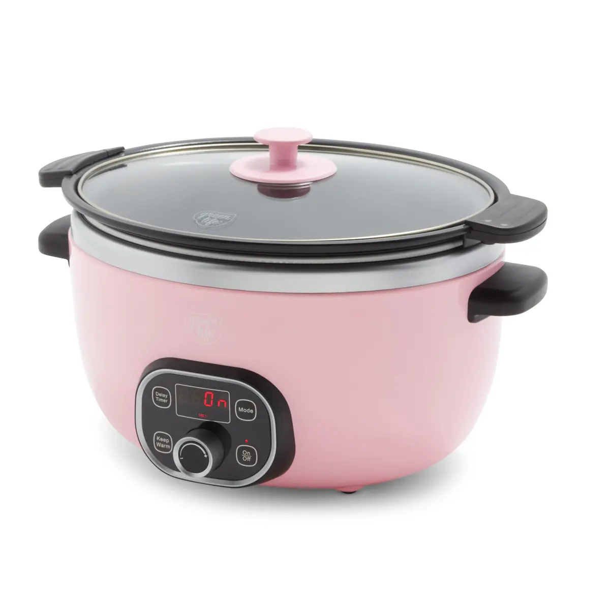 Greenlife Healthy 8-Quart Slow Cooker | Pink 1
