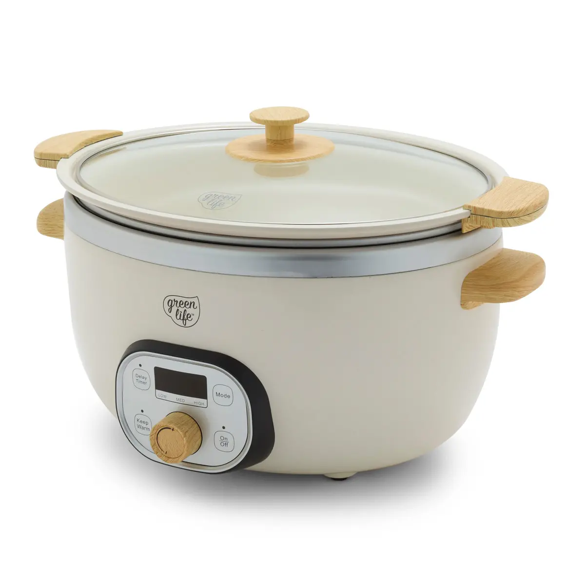 Greenlife Healthy 8-Quart Slow Cooker | Cream 1