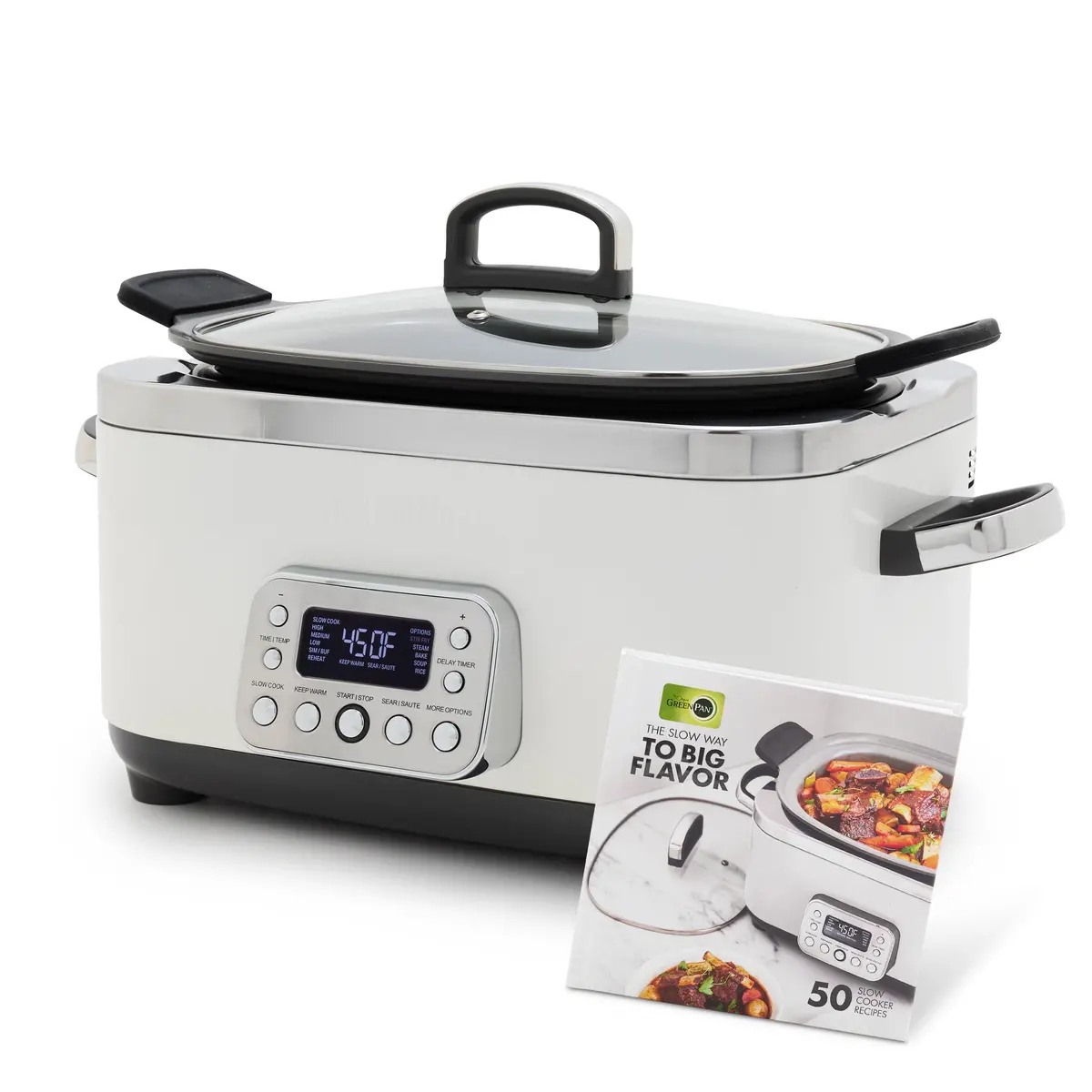 Elite 14-In-1 6-Quart Slow Cooker | Cloud Cream 1