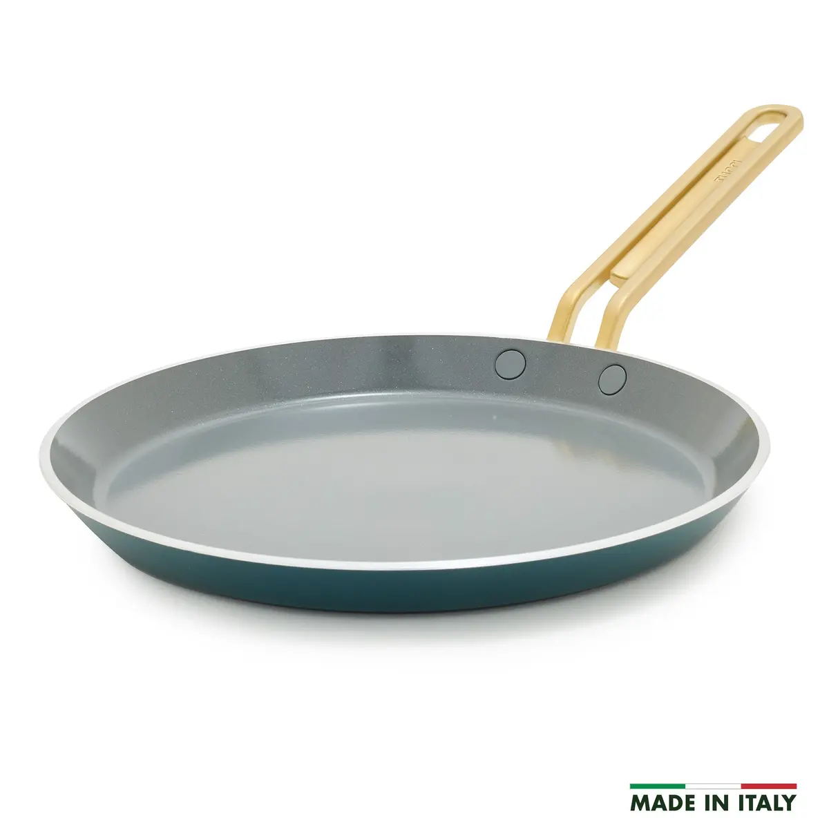 Stanley Tucci™ Ceramic Nonstick 10" Crepe And Omelette Pan | Venetian Teal 1