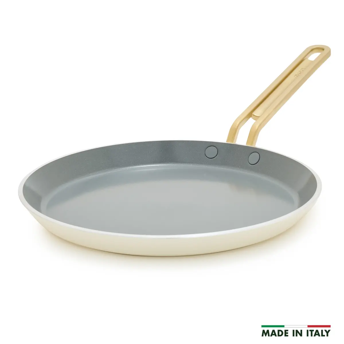 Stanley Tucci™ Ceramic Nonstick 10" Crepe And Omelette Pan | Carrara White 1