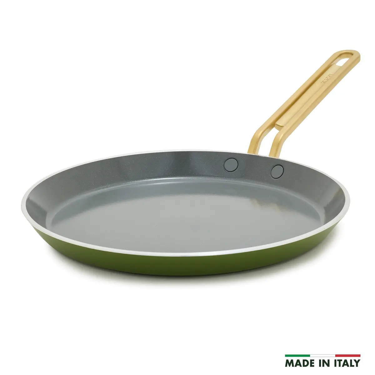Stanley Tucci™ Ceramic Nonstick 10" Crepe And Omelette Pan | Tuscan Olive 1