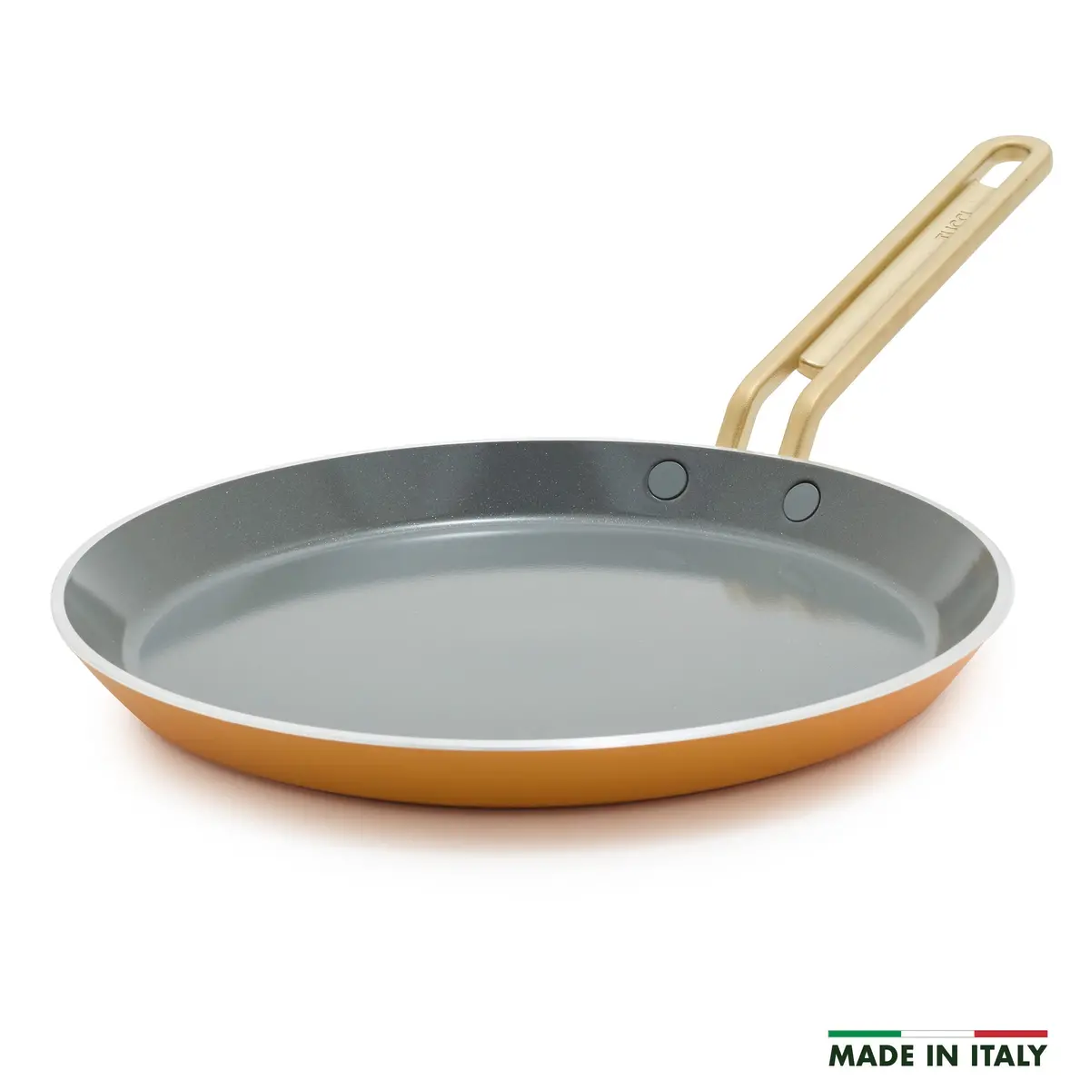 Stanley Tucci™ Ceramic Nonstick 10" Crepe And Omelette Pan | Roma Gold 1