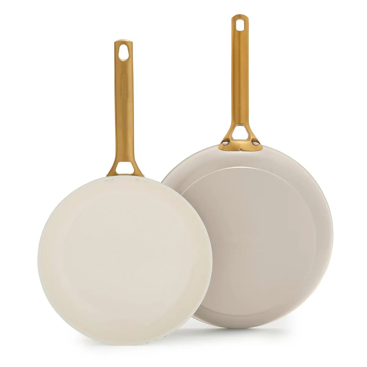 Reserve Pro Ceramic Nonstick 10" And 12" Frypan Set | Macadamia 1