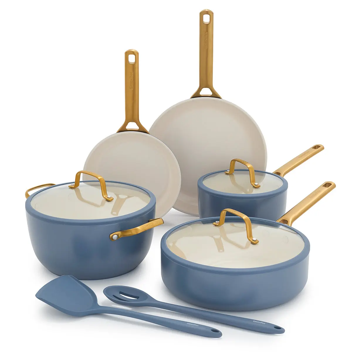 Reserve Pro Ceramic Nonstick 10-Piece Cookware Set | Ocean 1