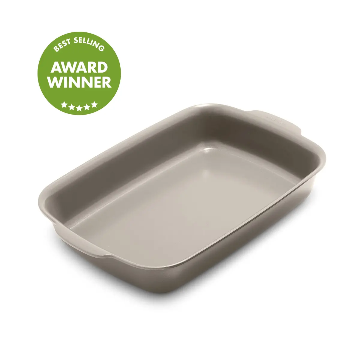 Premiere Ovenware Ceramic Nonstick 13" X 9" Rectangular Baker | Taupe 1