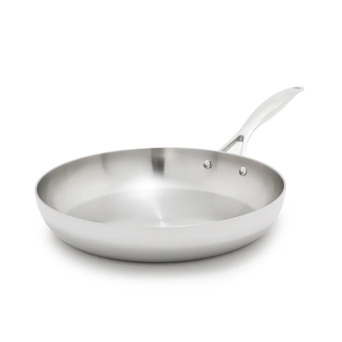 Valencia Pro Stainless Steel Uncoated 12" Frypan 1