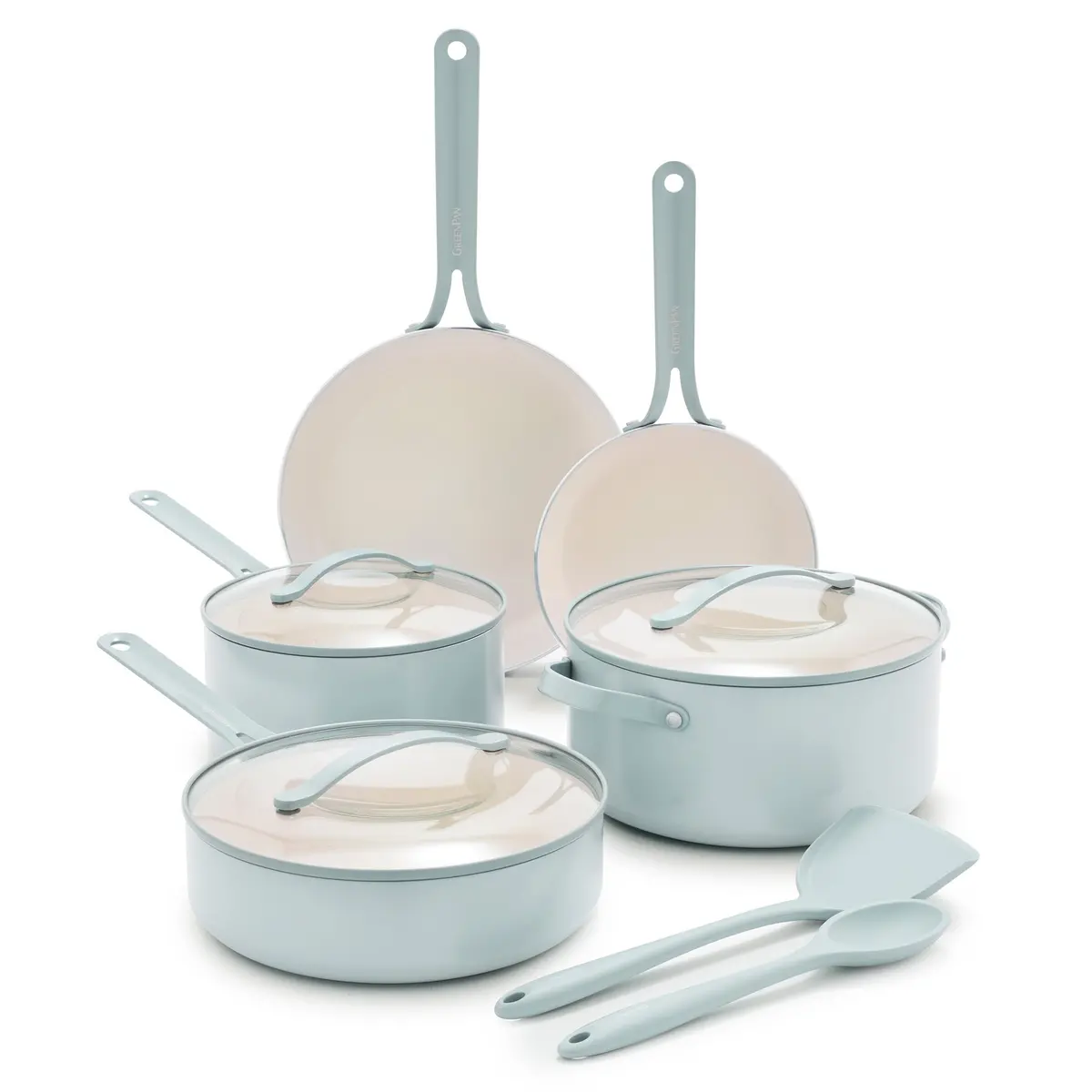 Nova Gallery Ceramic Nonstick 10-Piece Cookware Set | Coastline 1