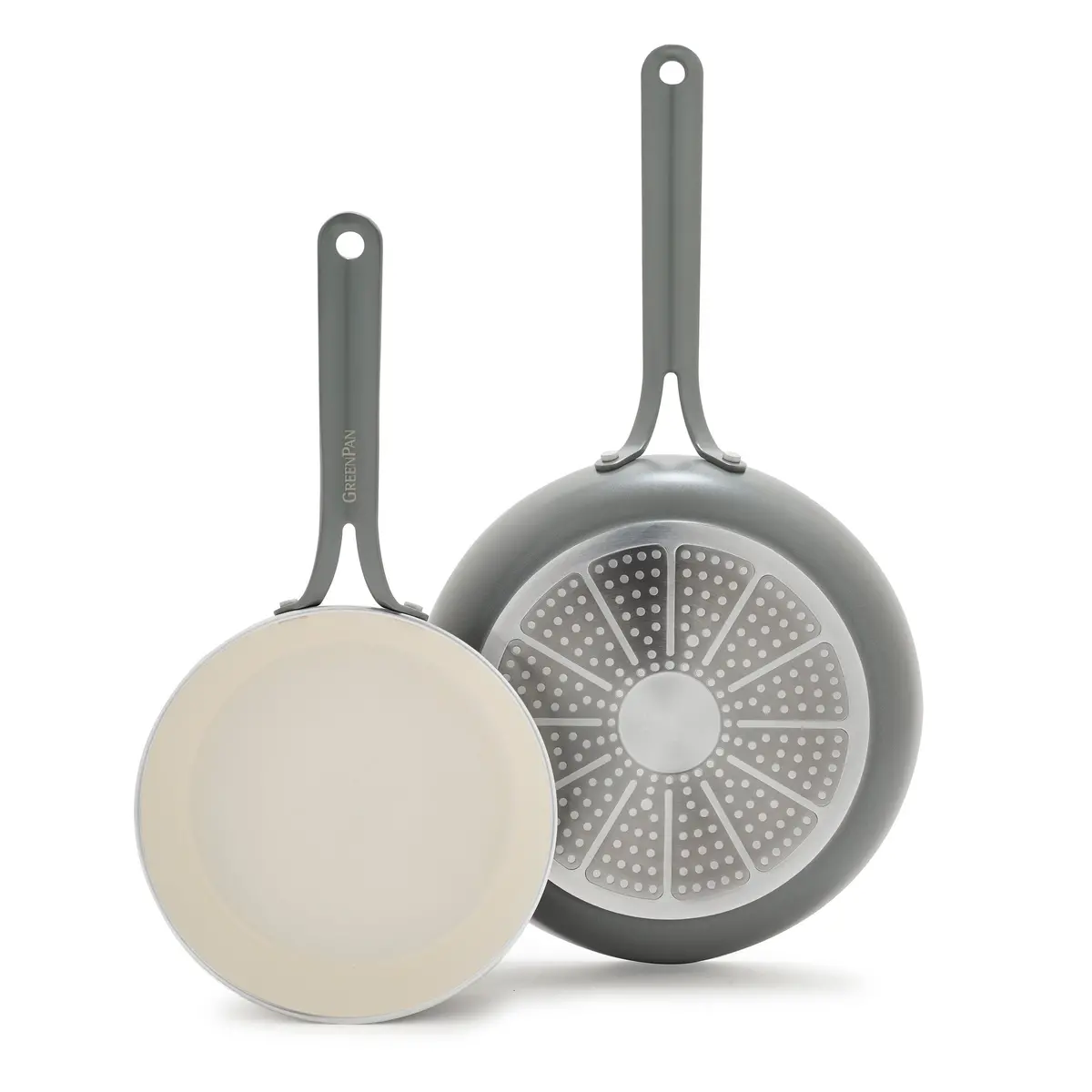 Nova Gallery Ceramic Nonstick 8" And 10" Frypan Set | Gray 1