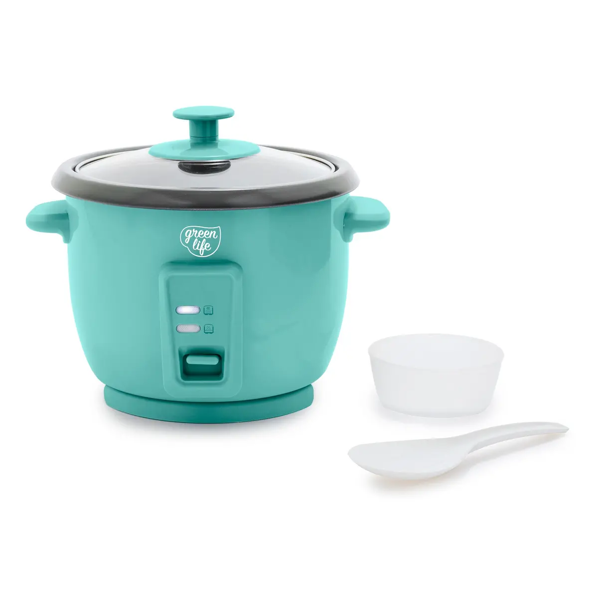 Greenlife 6-Cup Rice Cooker | Turquoise 1