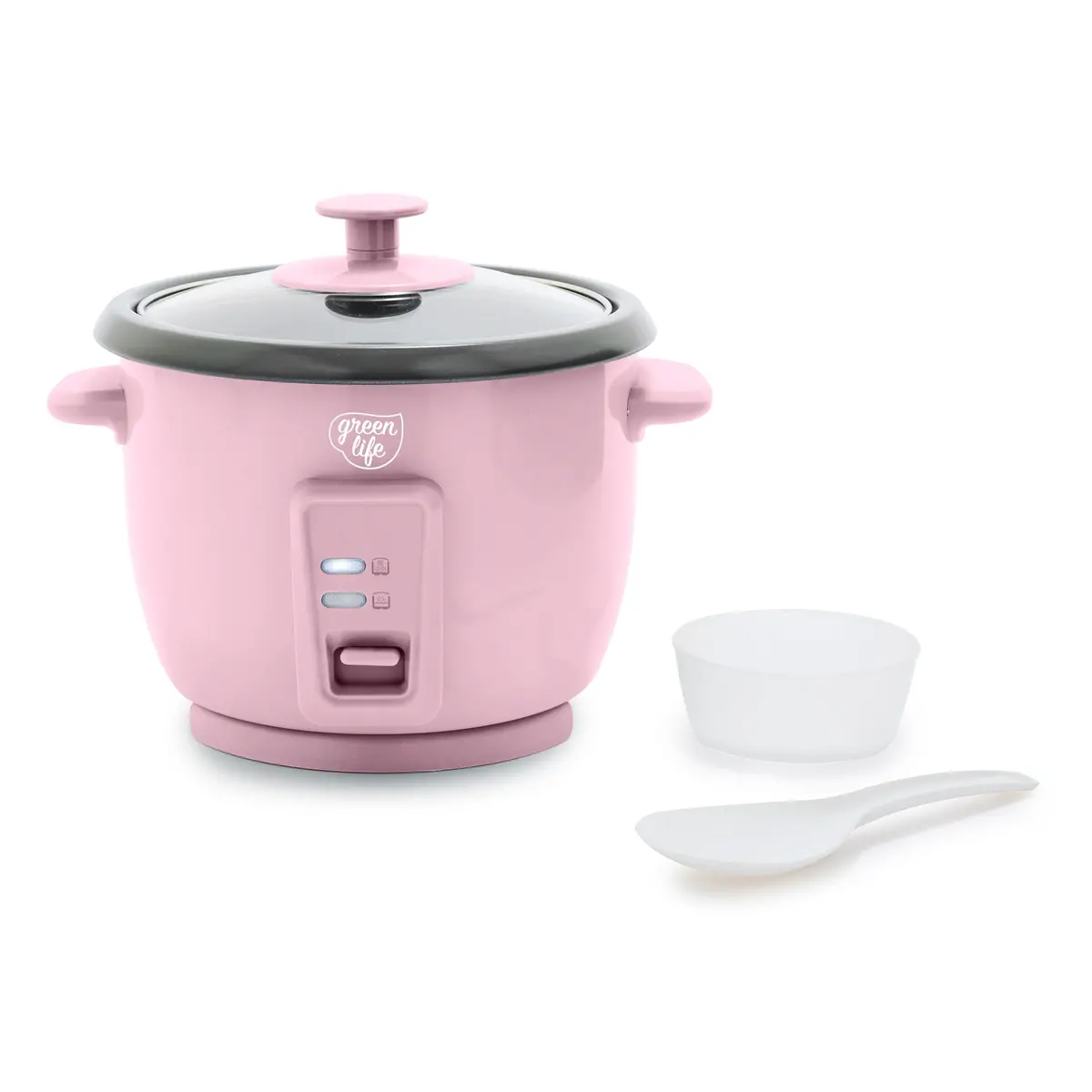 Greenlife 6-Cup Rice Cooker | Pink 1