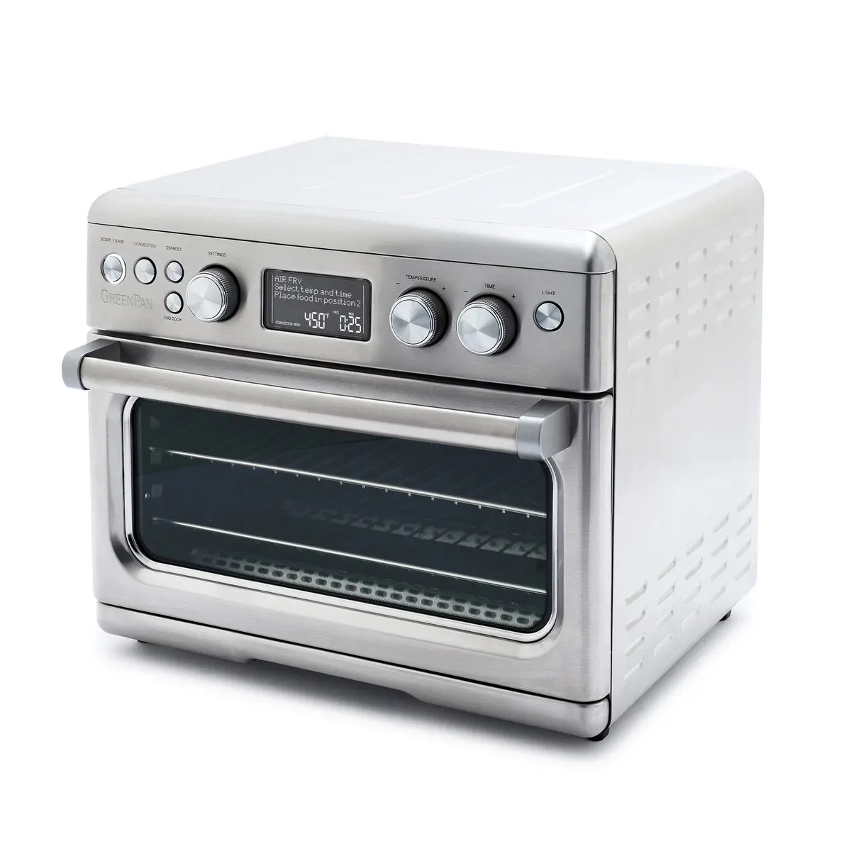 Elite Convection Air Fryer Toaster Oven | Premiere Stainless Steel 1